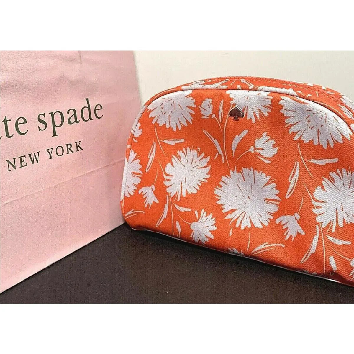 Kate Spade Medium Dome Cosmetic Bag Jae Blossom New P-1