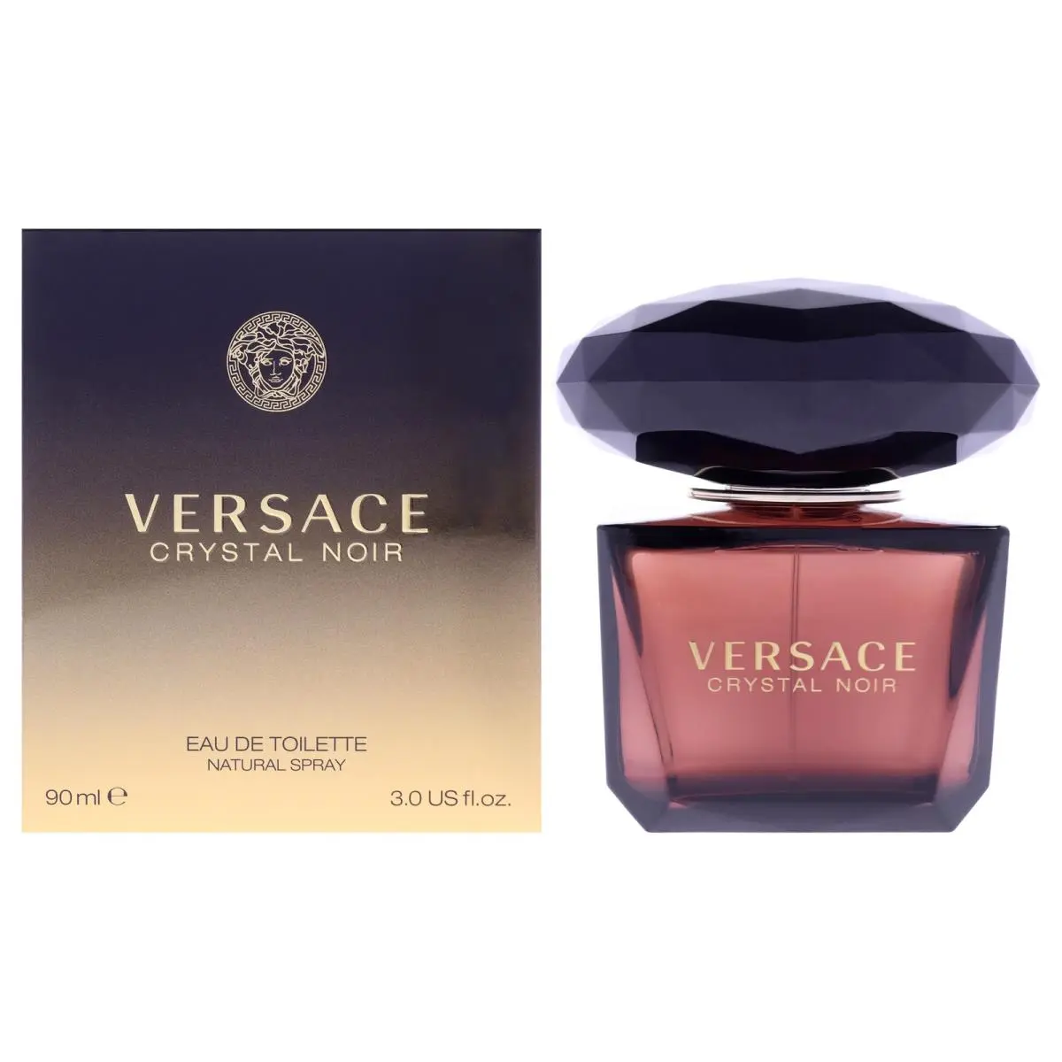 Versace Crystal Noir by Versace For Women - 3 oz Edt Spray