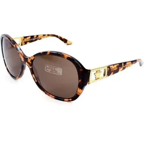 VE4241B 998/73 Butterfly Amber Havana Brown Gradient Lens Sunglasses by Versace