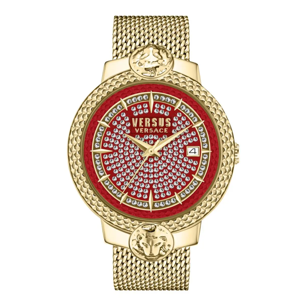 Versus Versace Womens Gold 38mm Bracelet Fashion Watch