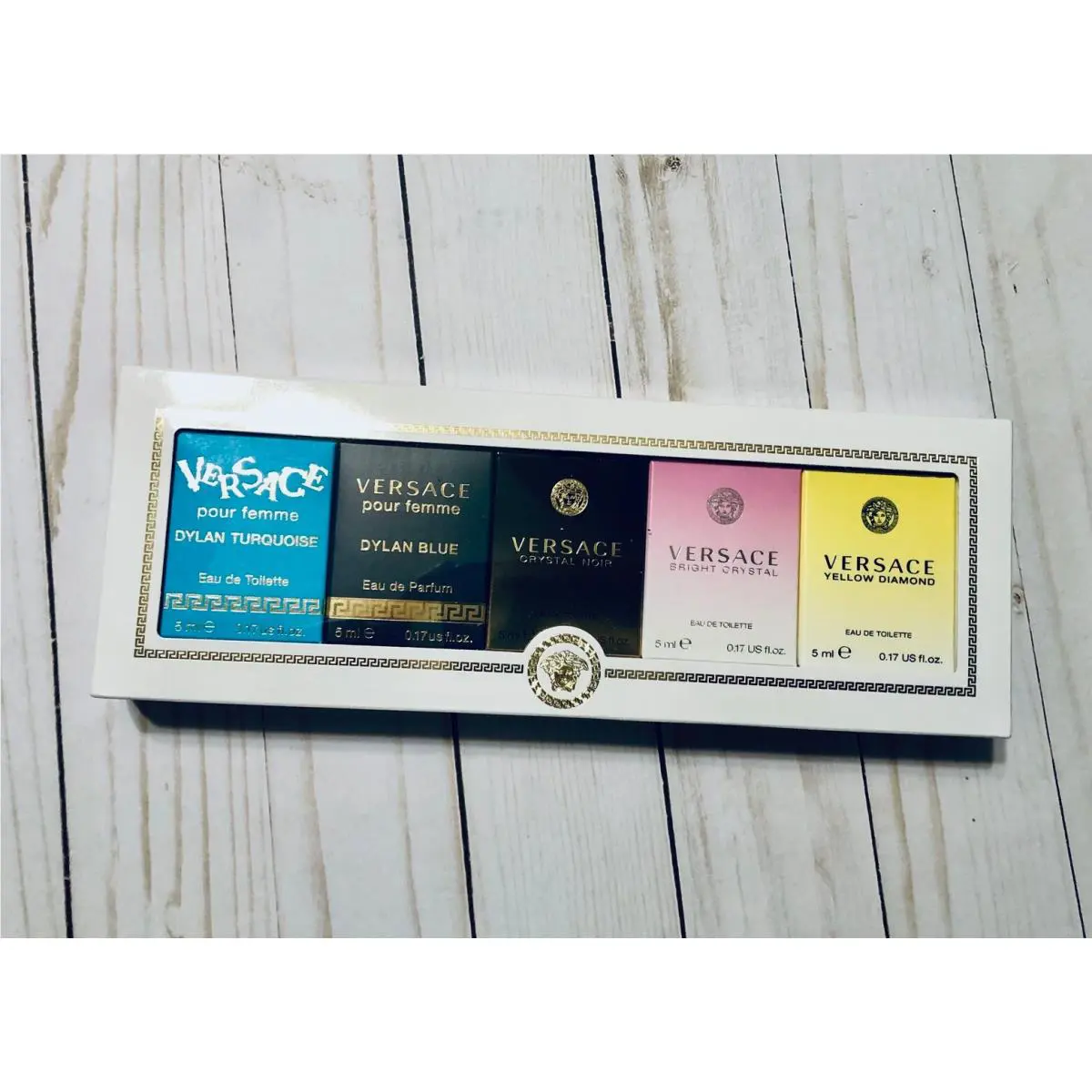 Versace Gift Set Miniature Collection 5 Parfums .17 oz