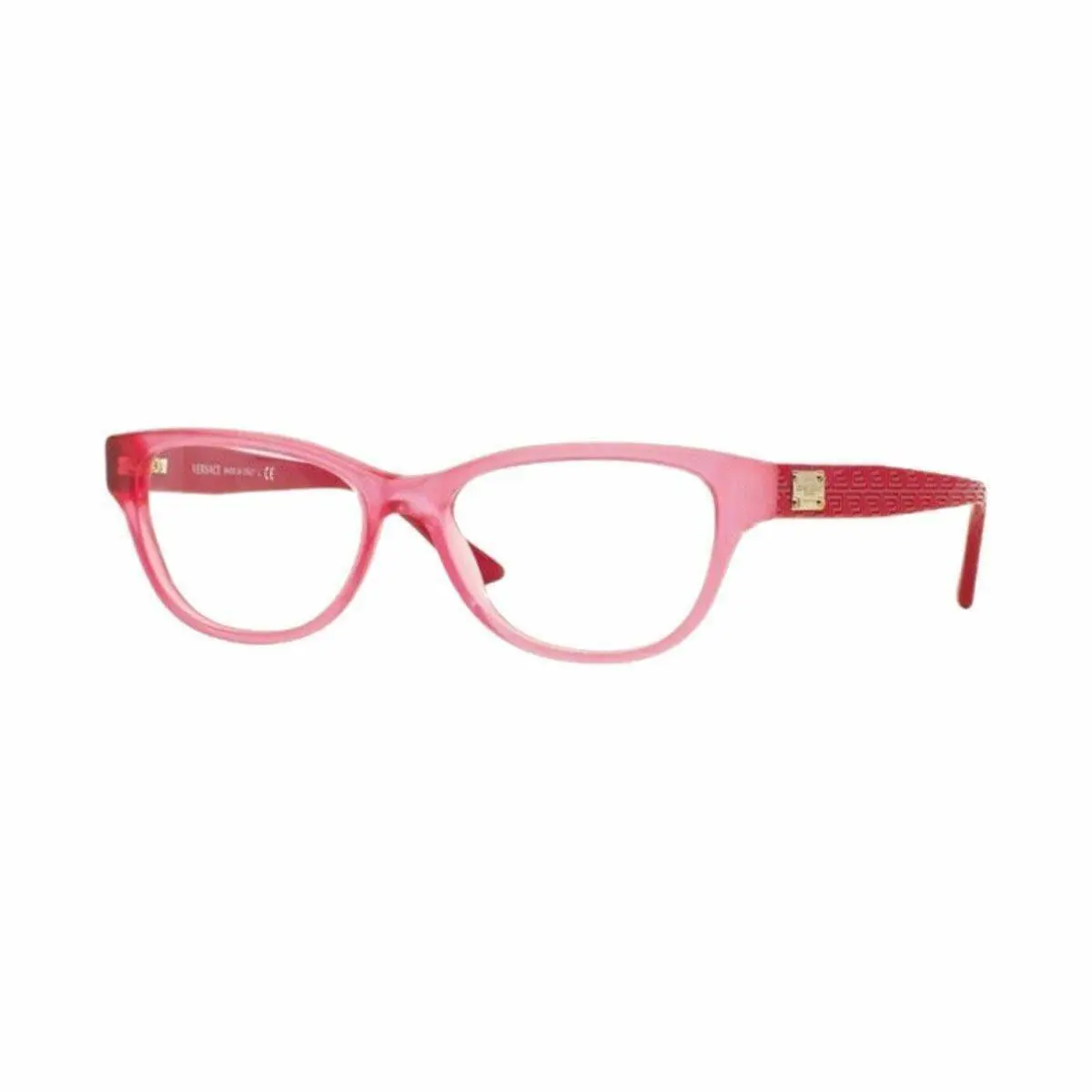 Versace Eyeglasses VE3204 5121 Transparent Pink Frames 53mm Rx-able ST