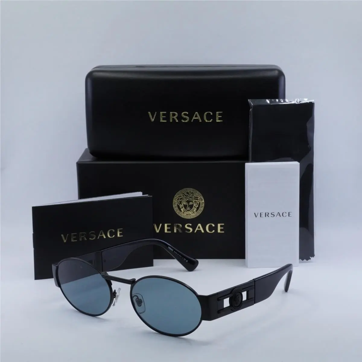 Versace VE2264 1261/1 Matte Black/gray 56-18-140 Sunglasses