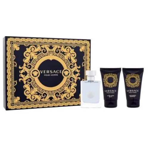 Versace Pour Homme Signature 3pc Gift Set Cologne 1.7 oz + Shampoo + After Shave