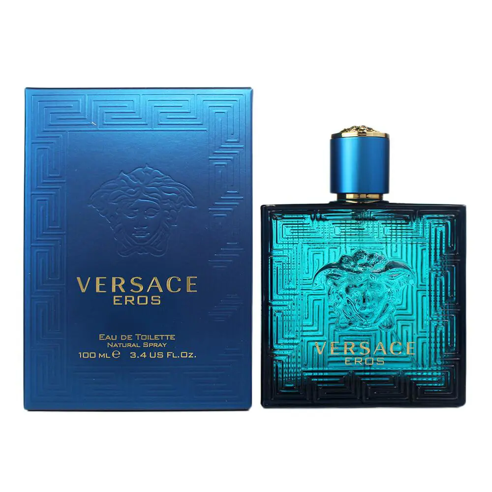 Versace Eros Eau De Toilette Spray 3.4 Oz / 100 Ml For Men by Gianni Versace