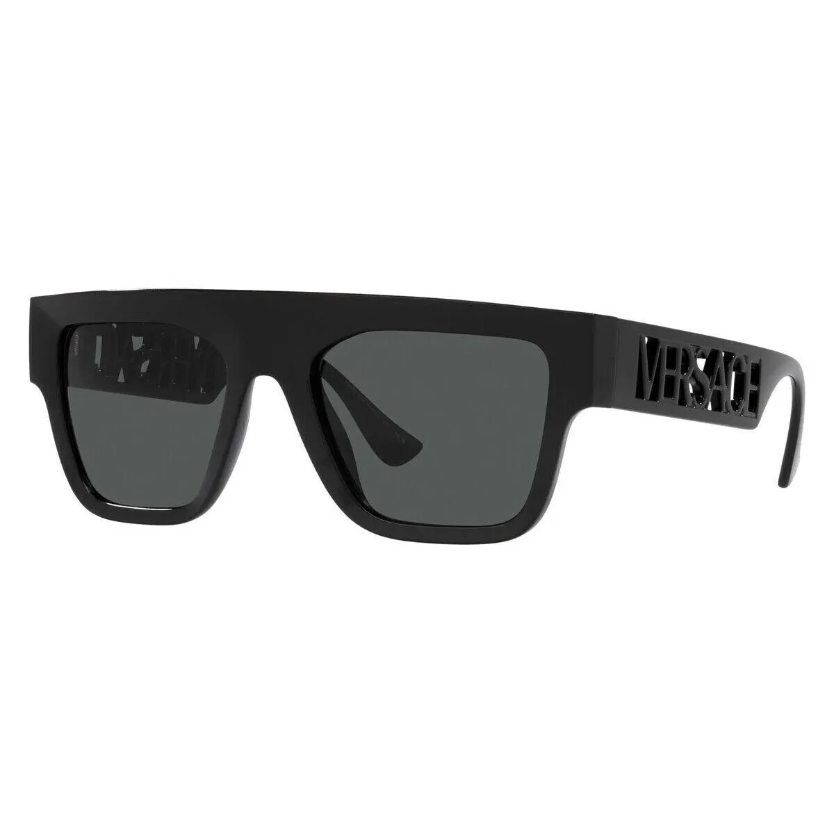Versace VE 4430 U 4430 GB1/87 Black/gray Lenses Square Sunglasses