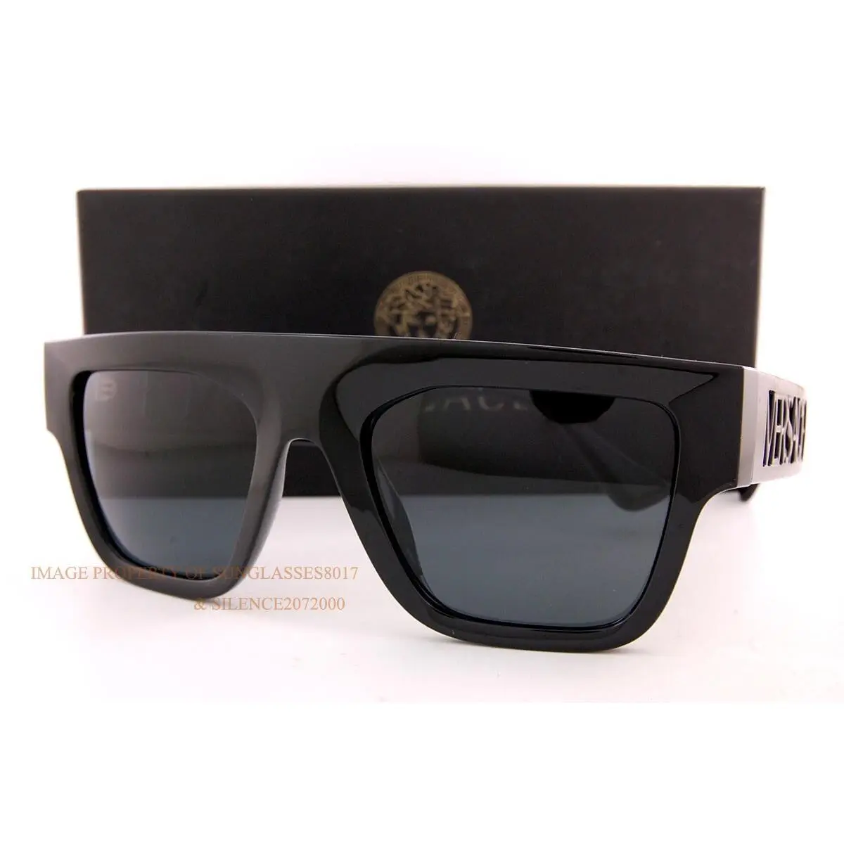 Versace Sunglasses VE 4430U GB1/87 Black/dark Gray For Women