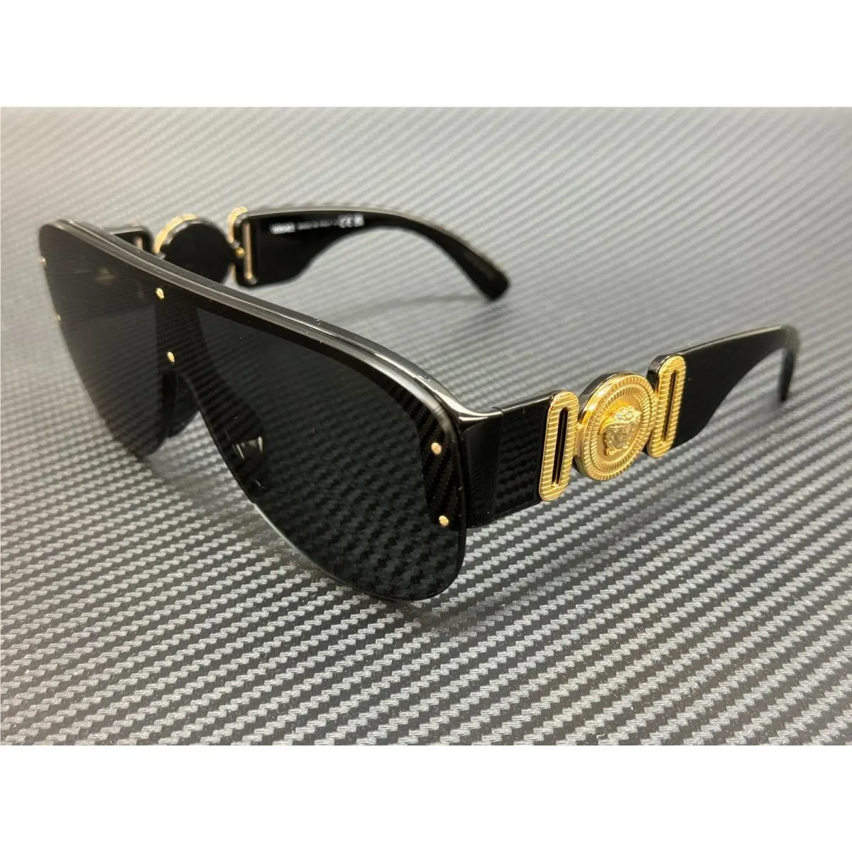 Versace VE4391 GB1 87 Black Pilot Men`s 48 mm Sunglasses