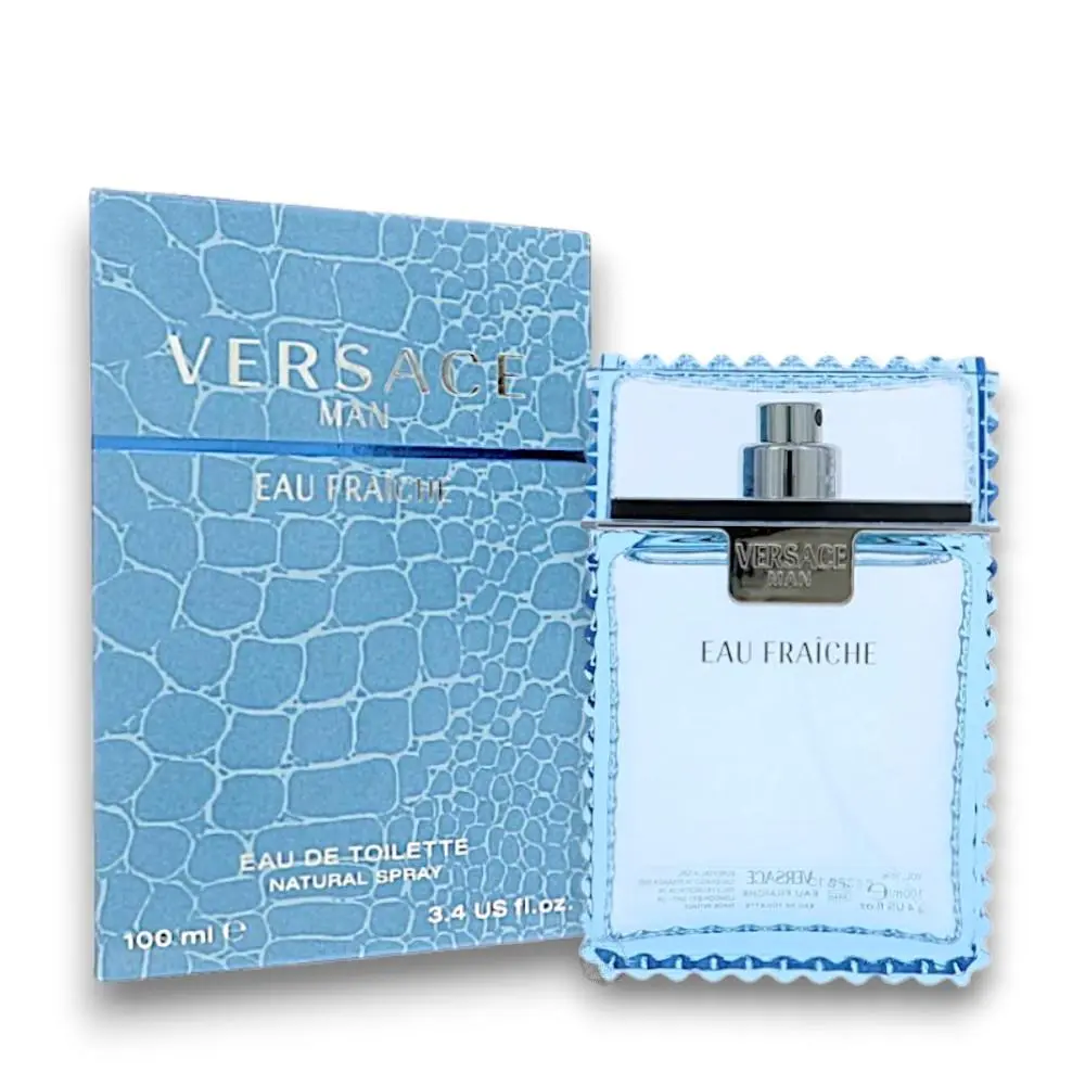 Versace Man Eau Fraiche Eau de Toilette 3.4 oz 100ml For Men