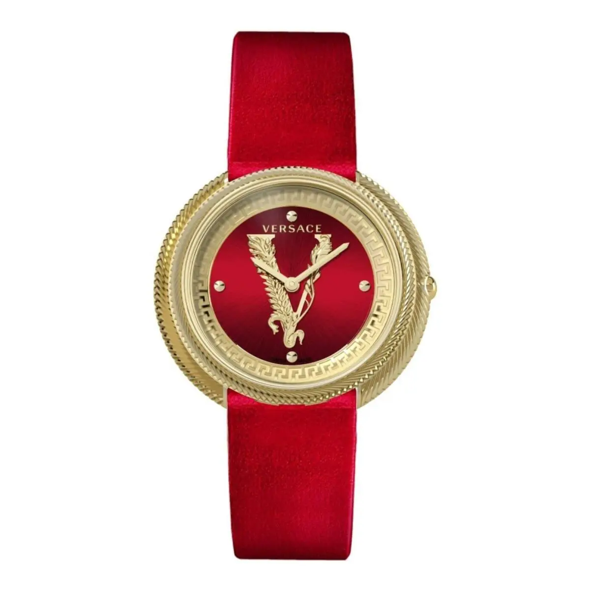 Versace Womens Gold 38mm Strap Fashion Watch