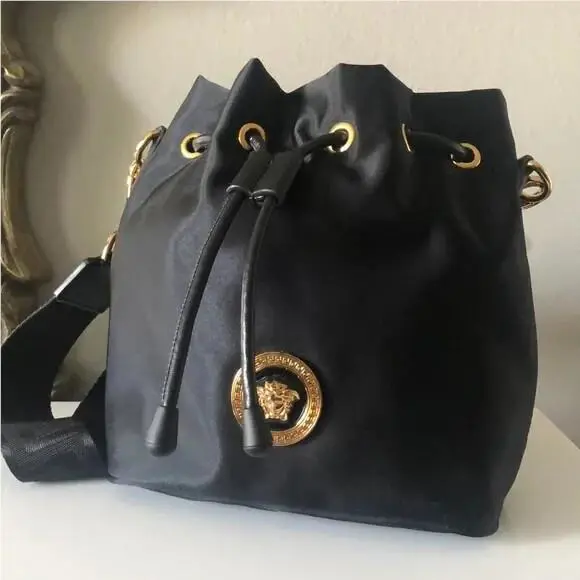 Versace Nylon Bucket Bag