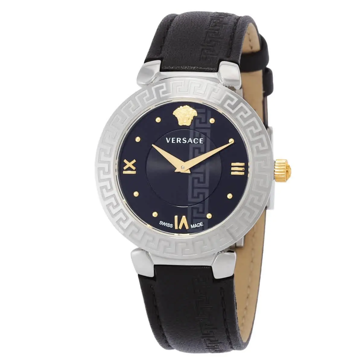 Daphnis Quartz Black Dial Ladies Watch V16020017 by Versace