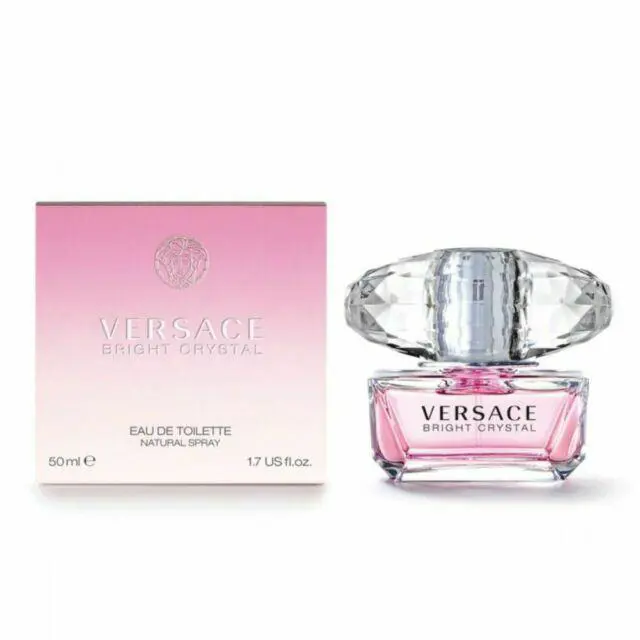 Versace Bright Crystal 1.7 OZ Eau DE Toilette Spray Womens Perfume 50 ML