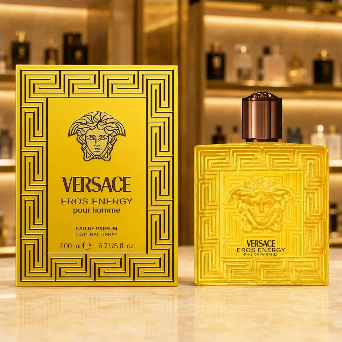 Eros Energy By Versace 6.7 oz Edp Cologne For Men