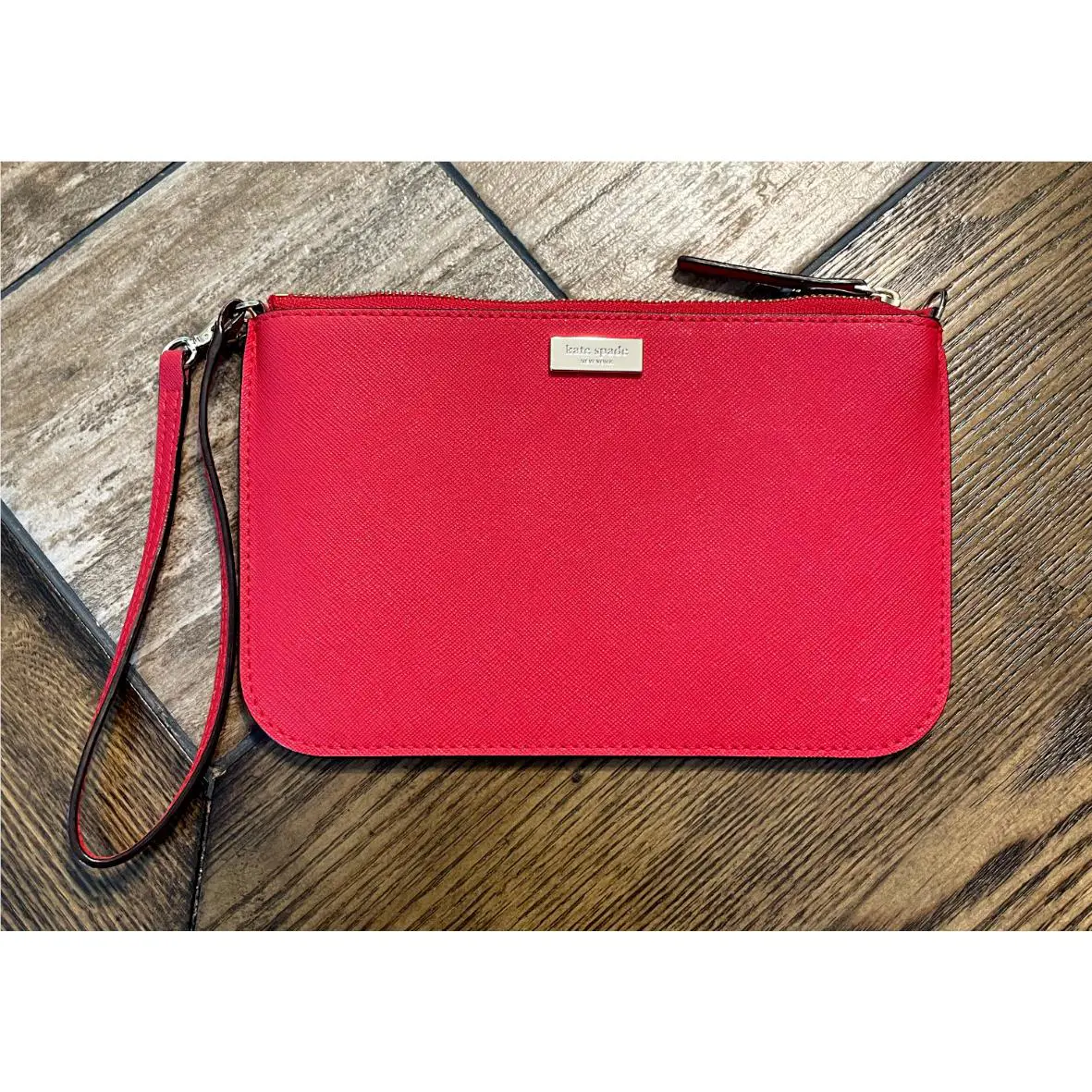 New York Leather Chilired Lolly Newberry Lane Clutch Wristlet by Kate Spade