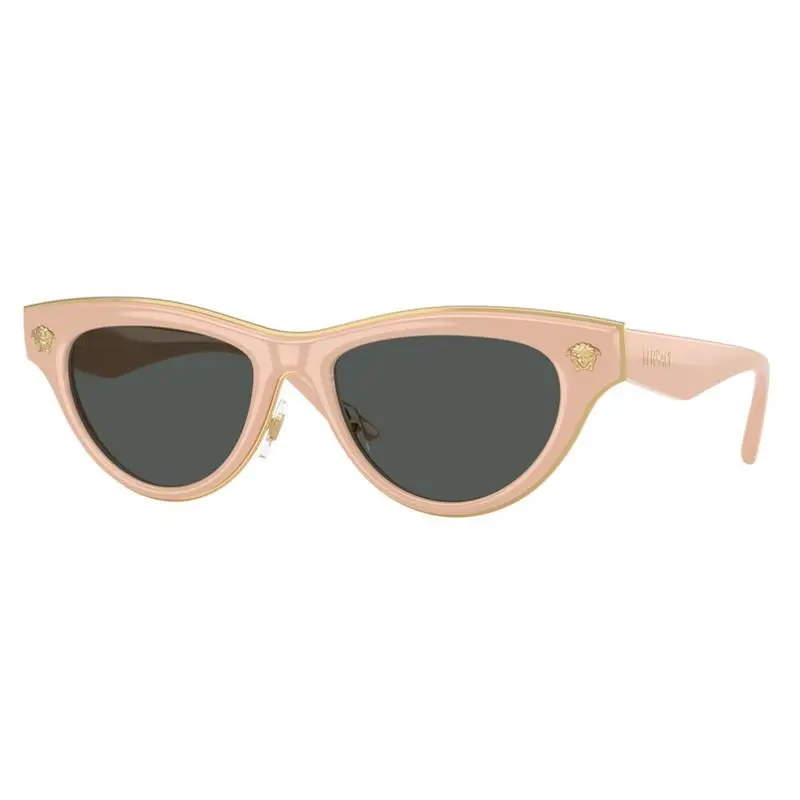 Versace VE2273 549487 Nude/dark Grey 52-17-145 Sunglasses - Frame: Nude, Lens: Dark Grey, code: 549487