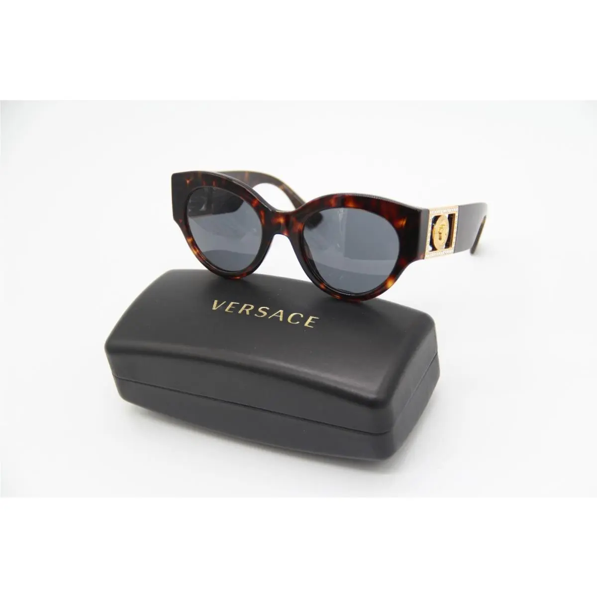 Versace VE4438B 108/87 Women Sunglasses Havana Eyewear Versace Mod 4438-B