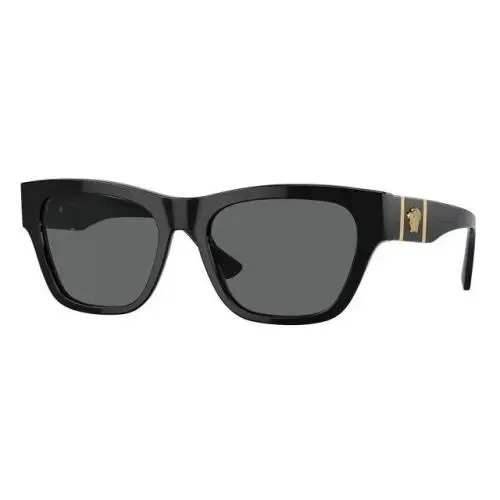 Sunglasses VE4457F GB1/87 Black Frame / Dark Grey Lens 55mm by Versace
