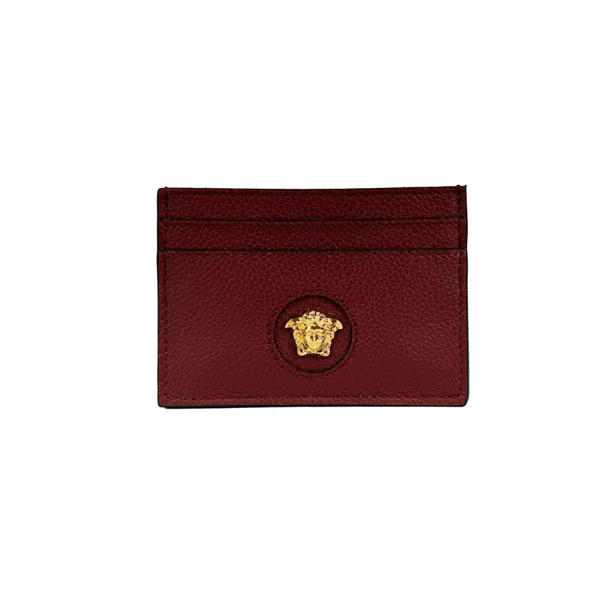 Versace Mini Medusa Leather Slim Card Case Wallet