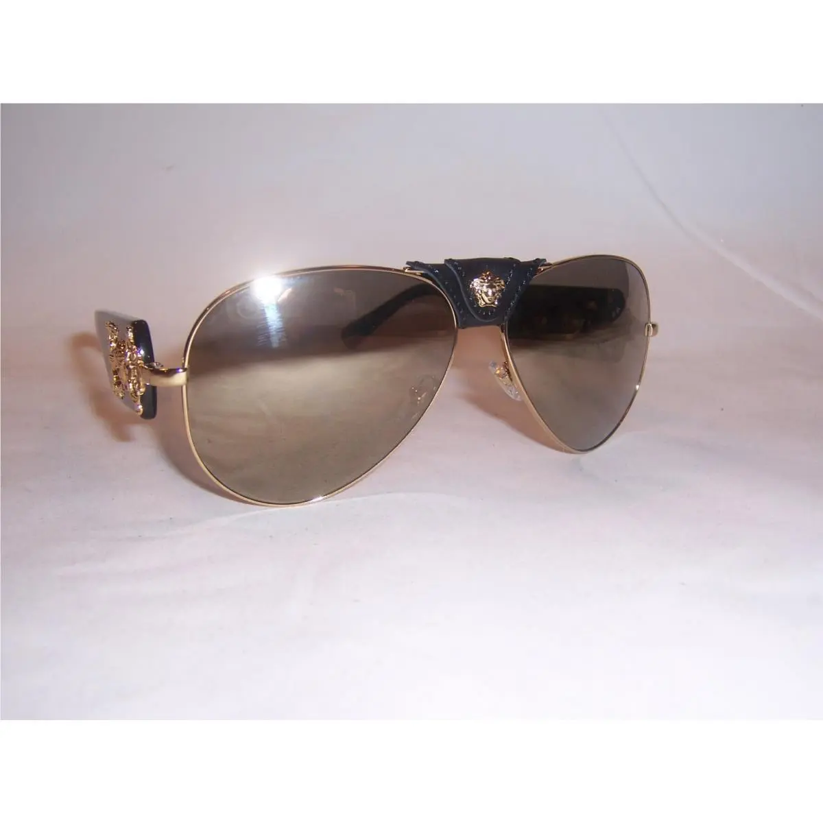 Versace Sunglasses VE 2150Q 10025A Gold/brown Gold Mirror 2150