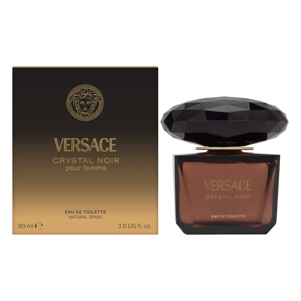 Versace Crystal Noir Perfume For Women 3.0 oz Eau de Toilette Spray