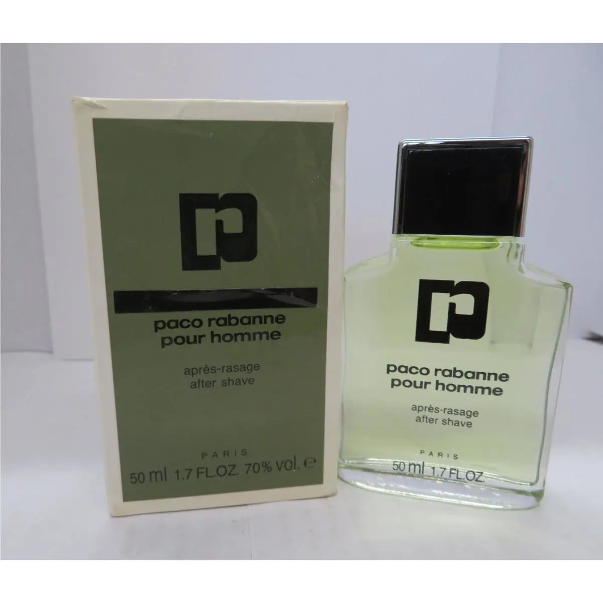 Paco Rabanne Pour Homme After Shave 1.7 oz/50 ml Rare Vintage