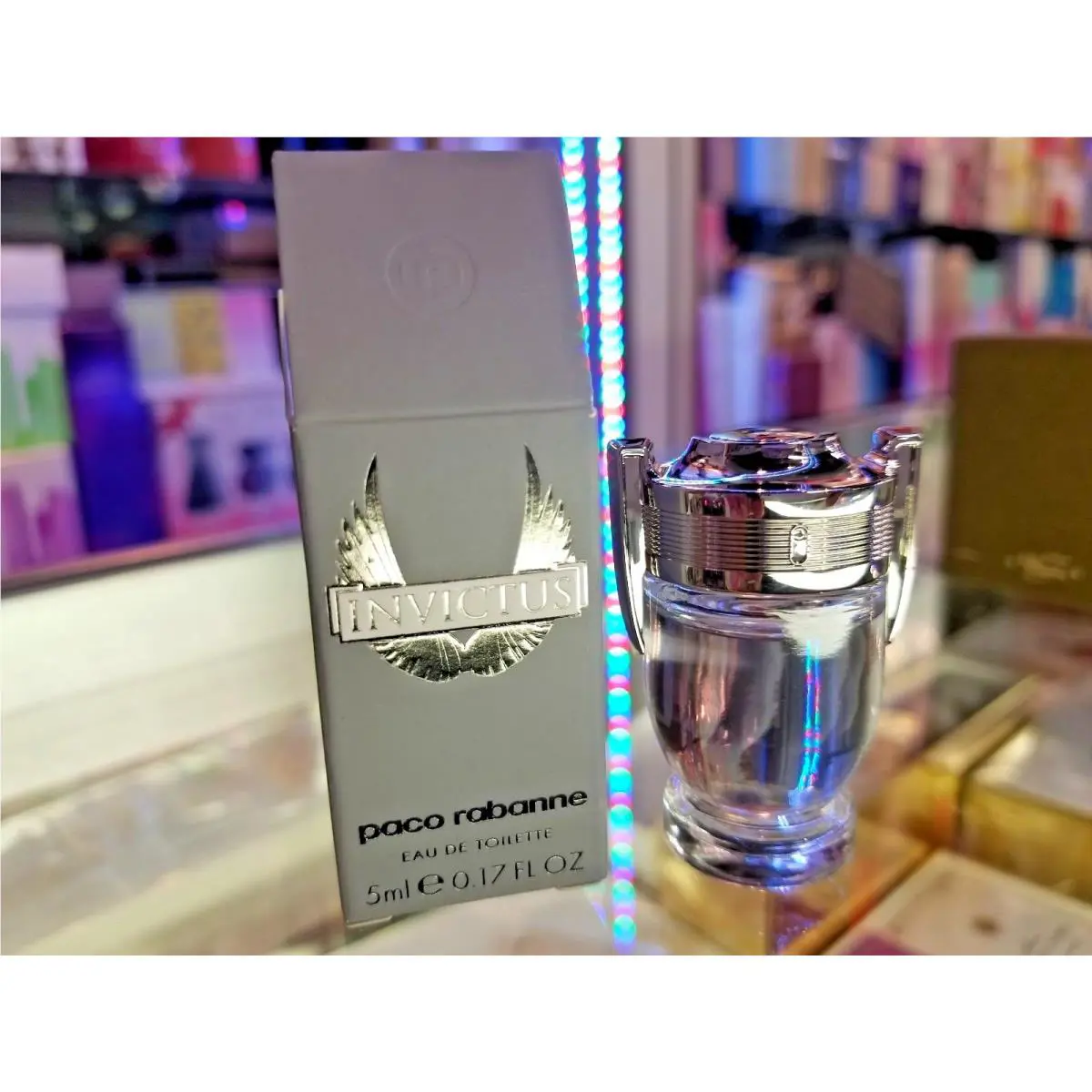 Invictus by Paco Rabanne Mini 0.17 .17 oz 5 ml Eau De Toilette Splash