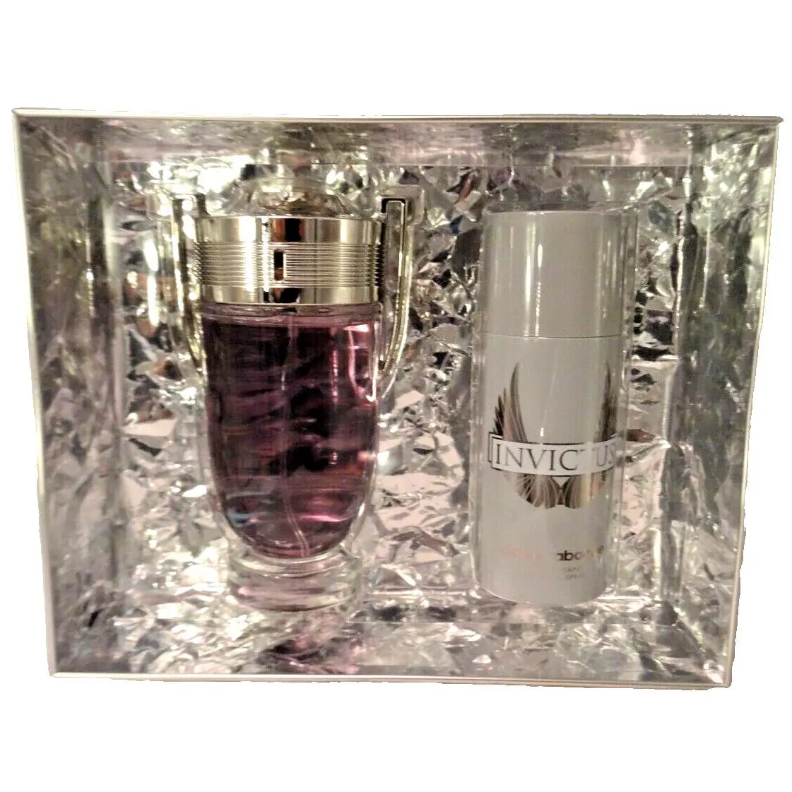 Invictus by Paco Rabanne 2 Pc`s Set Eau De Toilette 6.8 oz Deodorant 5.1 oz Rar