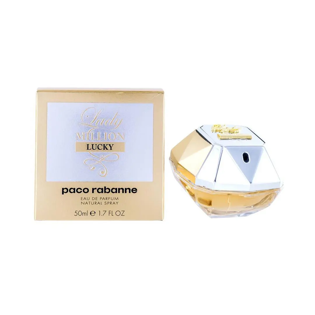 Lady Million Lucky Edp by Paco Rabanne 1.7 FL OZ / 50 ML Natural Spray Box