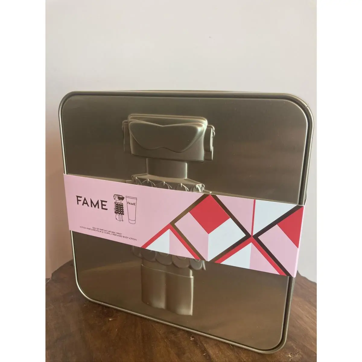 Gift Set Paco Rabanne Fame Eau de Parfum 2.7oz/80ml Spray Body Lotion 100ml