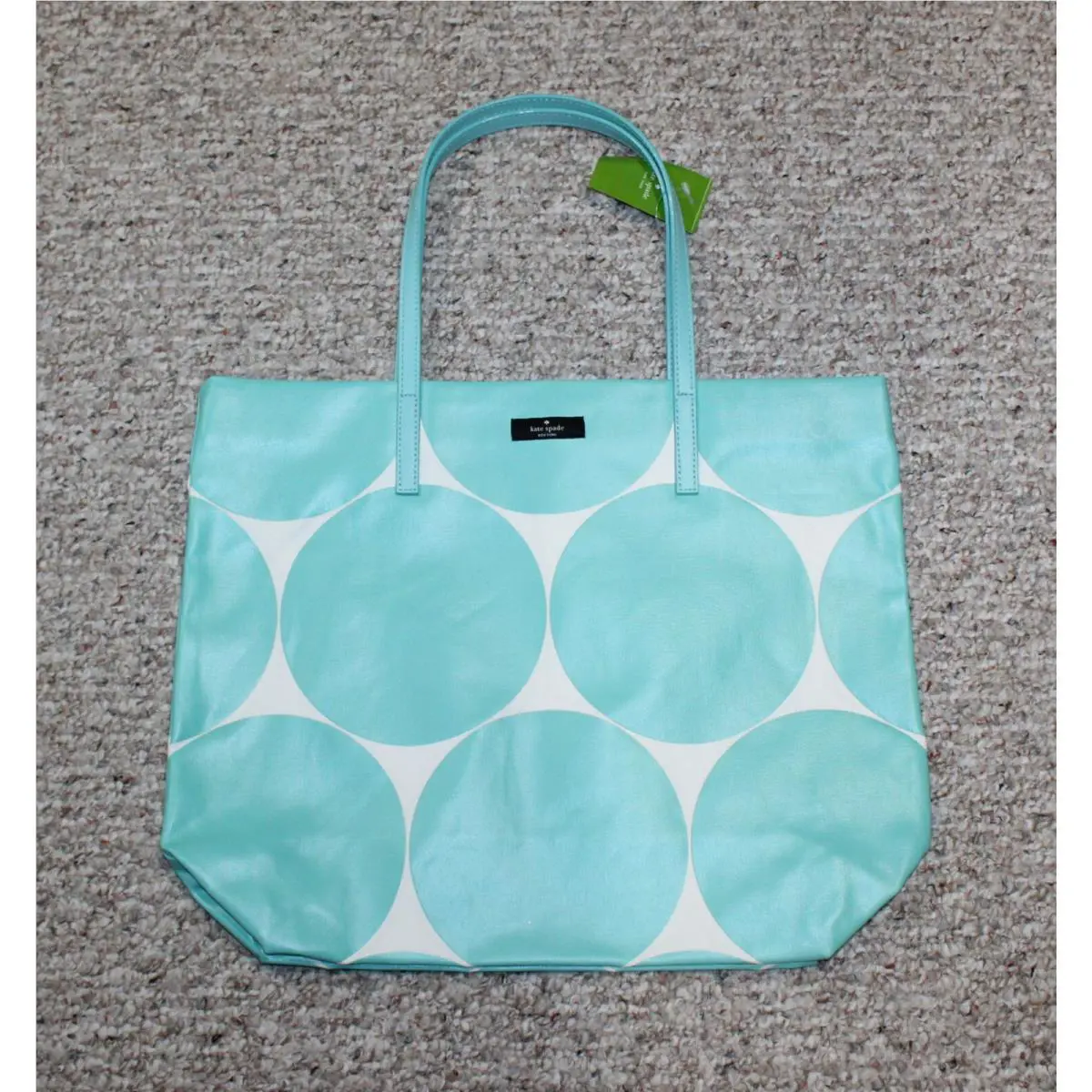Tote Shopping Bag Canvas Cotton Open Top WKRU5814 by Kate Spade