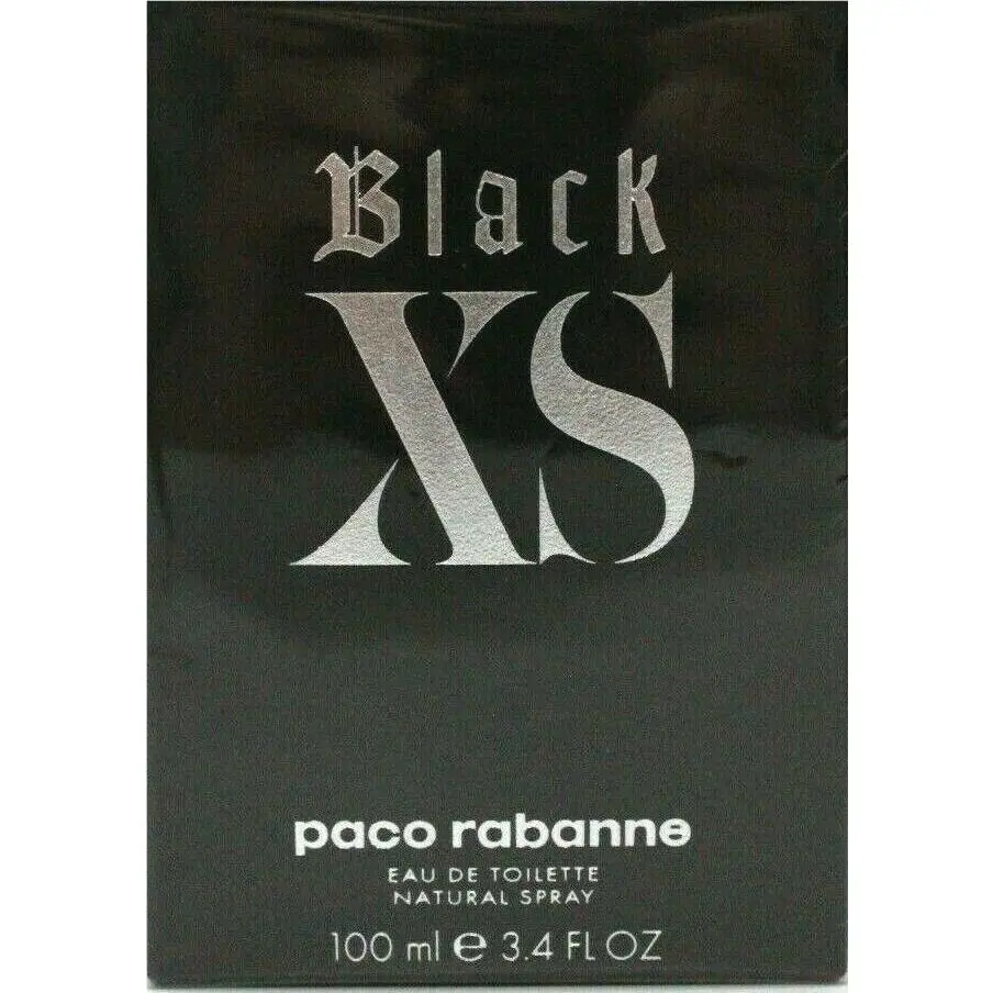 Paco Rabanne Black XS Eau DE Toilette Spray For Men 3.4 Oz / 100 ml