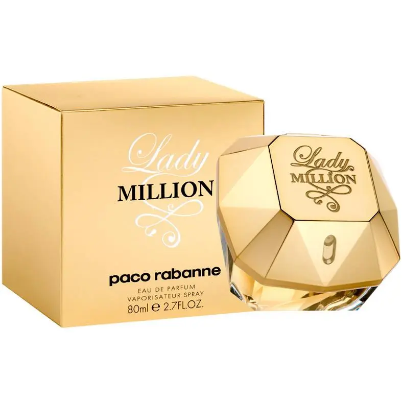 Lady Million by Paco Rabanne 2.7 Fl.oz. / 80 ml Edp