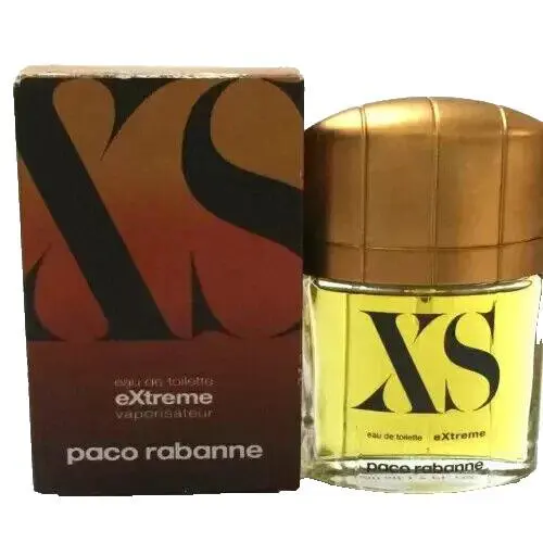 XS Extreme by Paco Rabanne Men 1.7oz 50ml Eau de Toilette Rare NO Cello Vintage