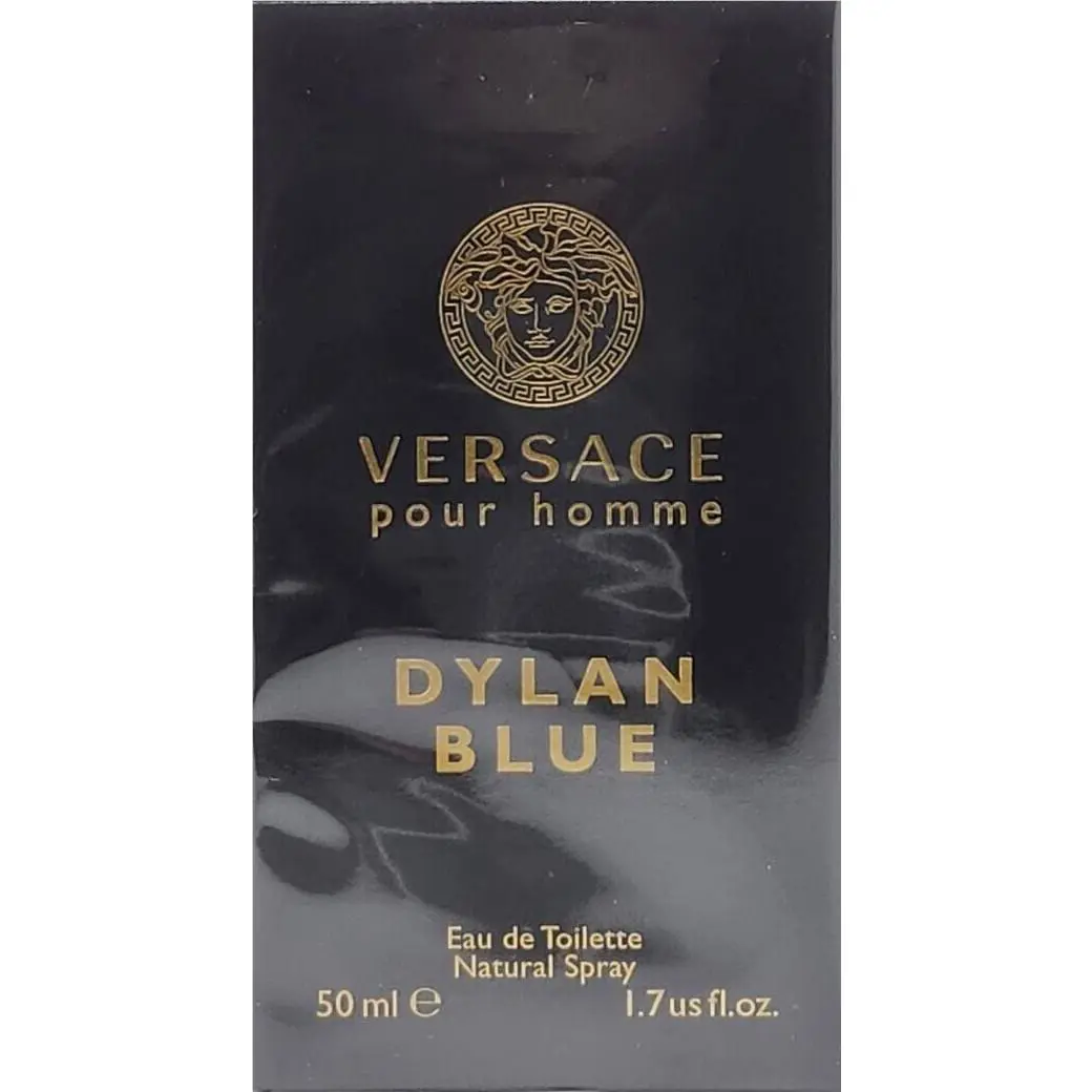 Versace Pour Homme Dylan Blue Eau DE Toilette Spray For Men 1.7 Oz / 50 ml