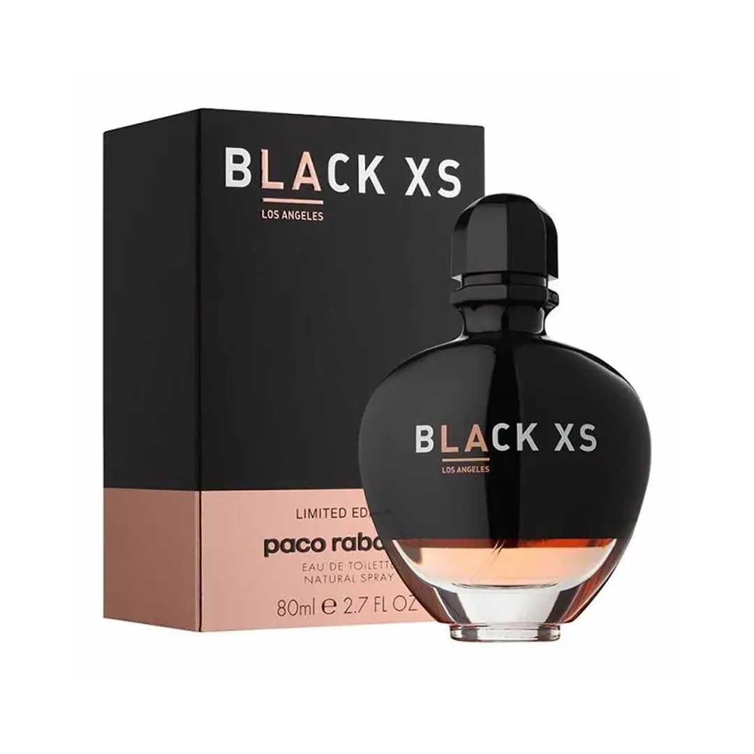 Black XS Los Angeles Edition By Paco Rabanne 2.7 Oz. 80ml Eau de Toilette Women