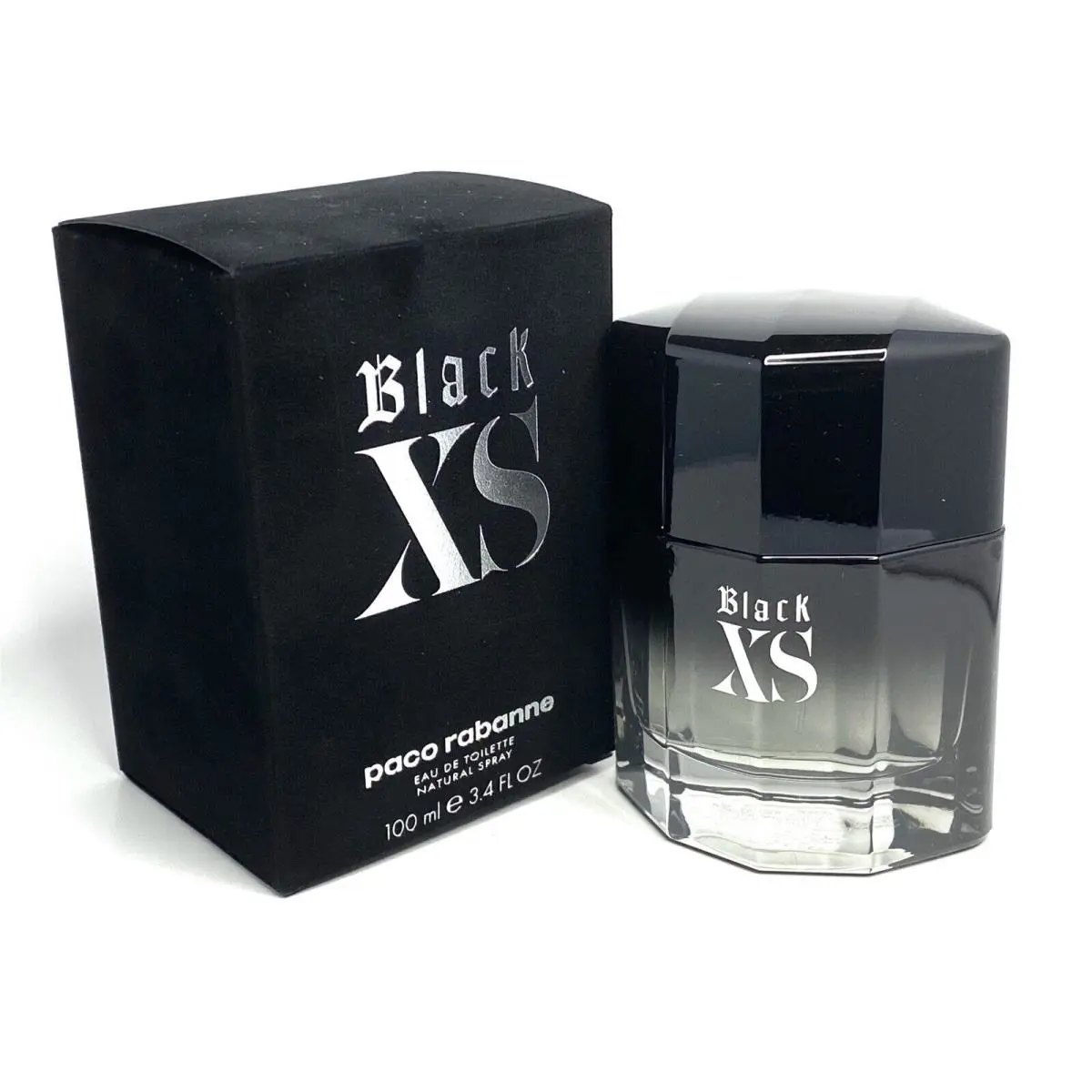XS Black By Paco Rabanne 3.4 Fl.oz Eau De Toilette Spray For Men - Black