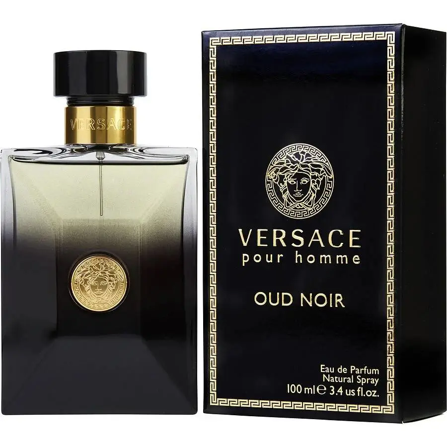 Versace Oud Noir Eau De Parfum Spray Men 100 ML 3.4 FL OZ