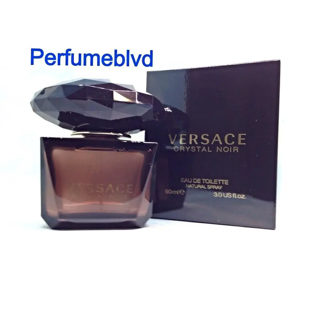 Versace Crystal Noir 3.0 Fl.oz 90 ML Eau DE Toilette Spray For Women Box