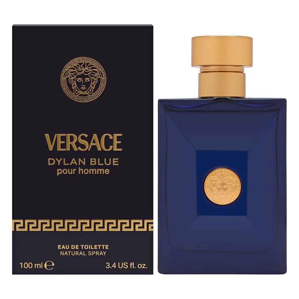 Versace Pour Homme Dylan Blue Cologne For Men 3.4 oz Eau de Toilette Spray