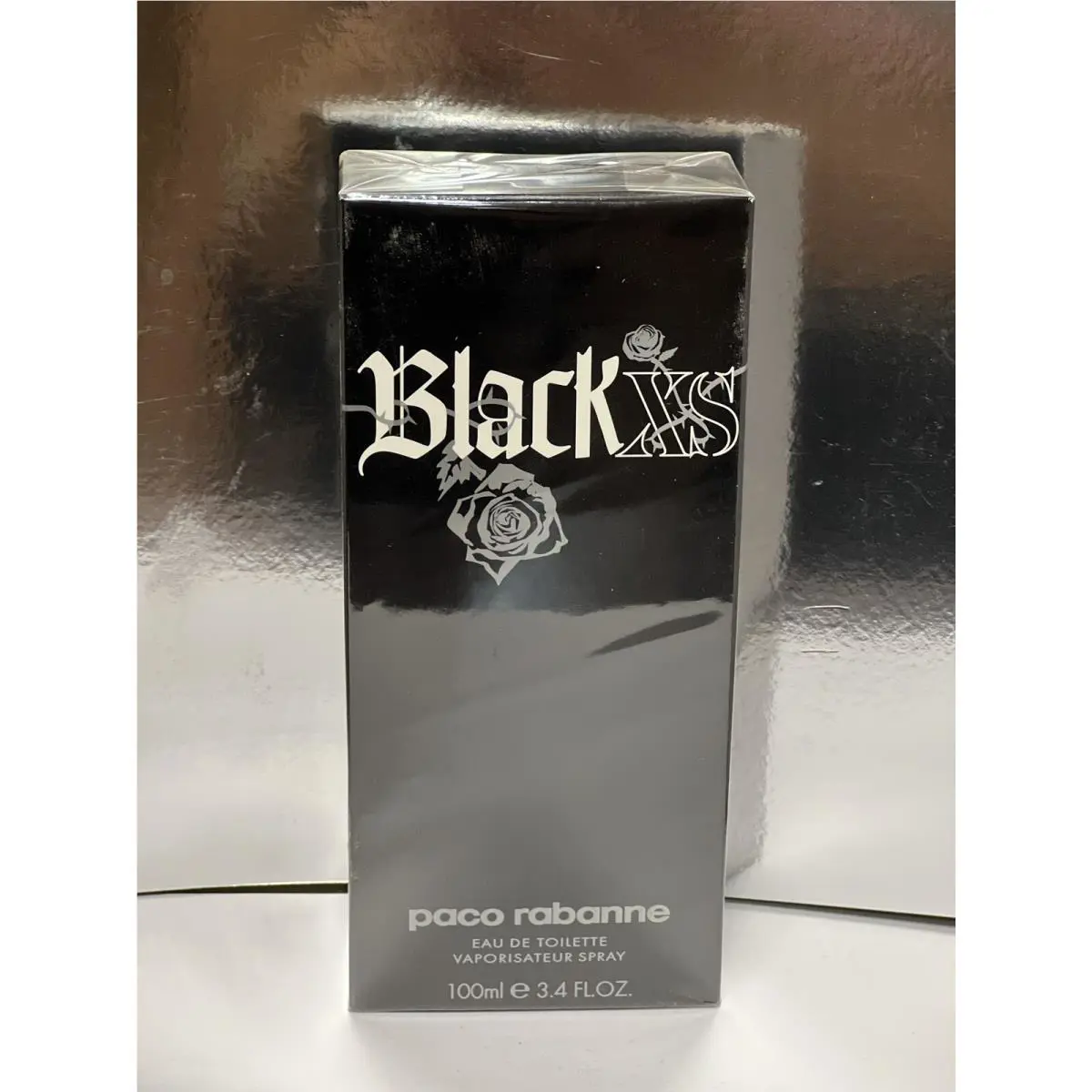 Paco Rabanne Black XS 3.4 Oz Men`s Eau De Toilette Spray Vintage