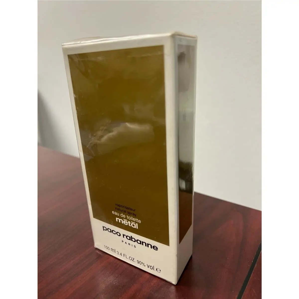Metal Paco Rabanne 3.4 oz / 100 ML Eau De Toilette Spray Box