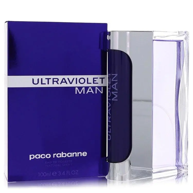 Ultraviolet by Paco Rabanne Eau De Toilette Spray 3.4 oz For Men In Bo