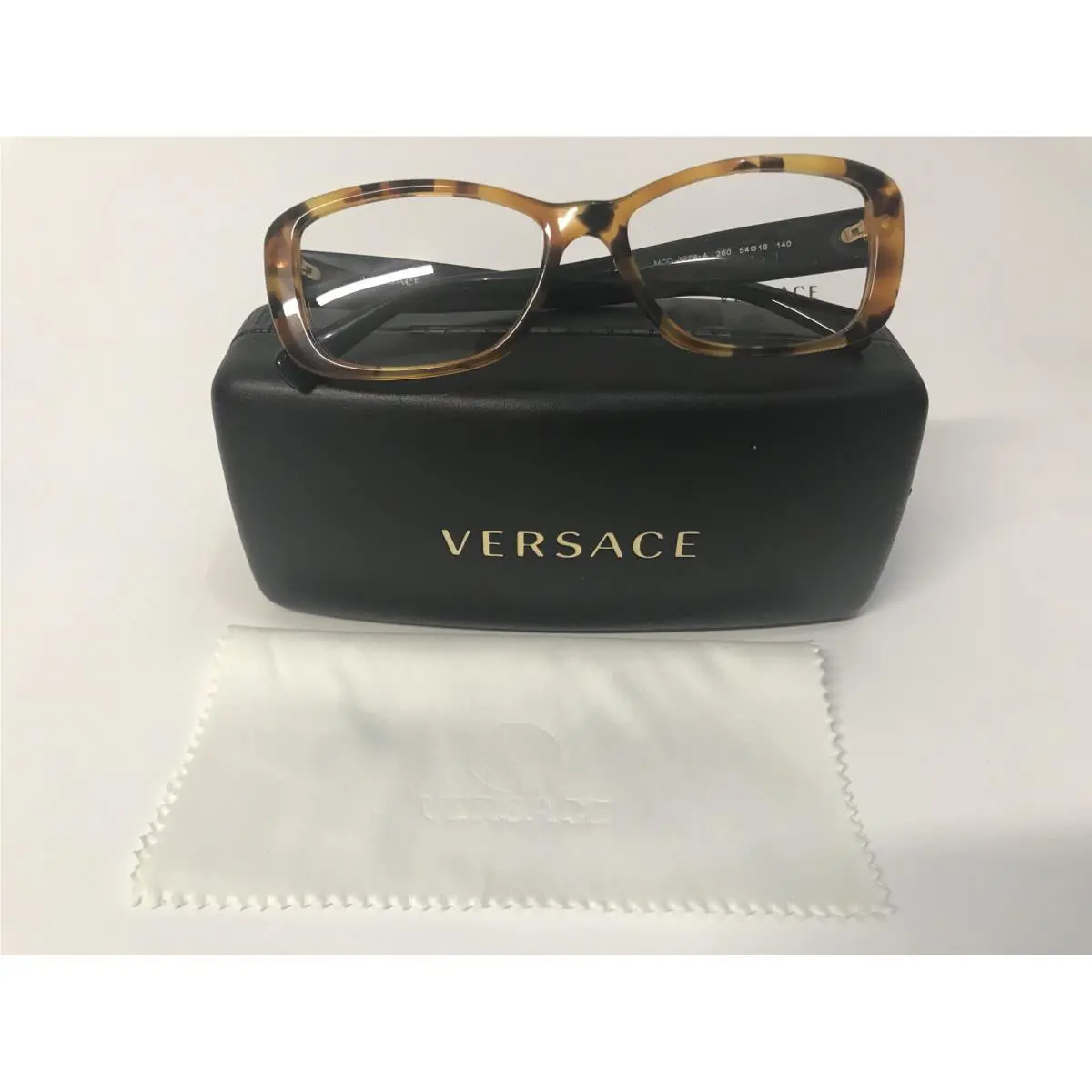 Versace Eyeglasses Frames Tortoise Mod. 3228 -A 260 Italy 54m