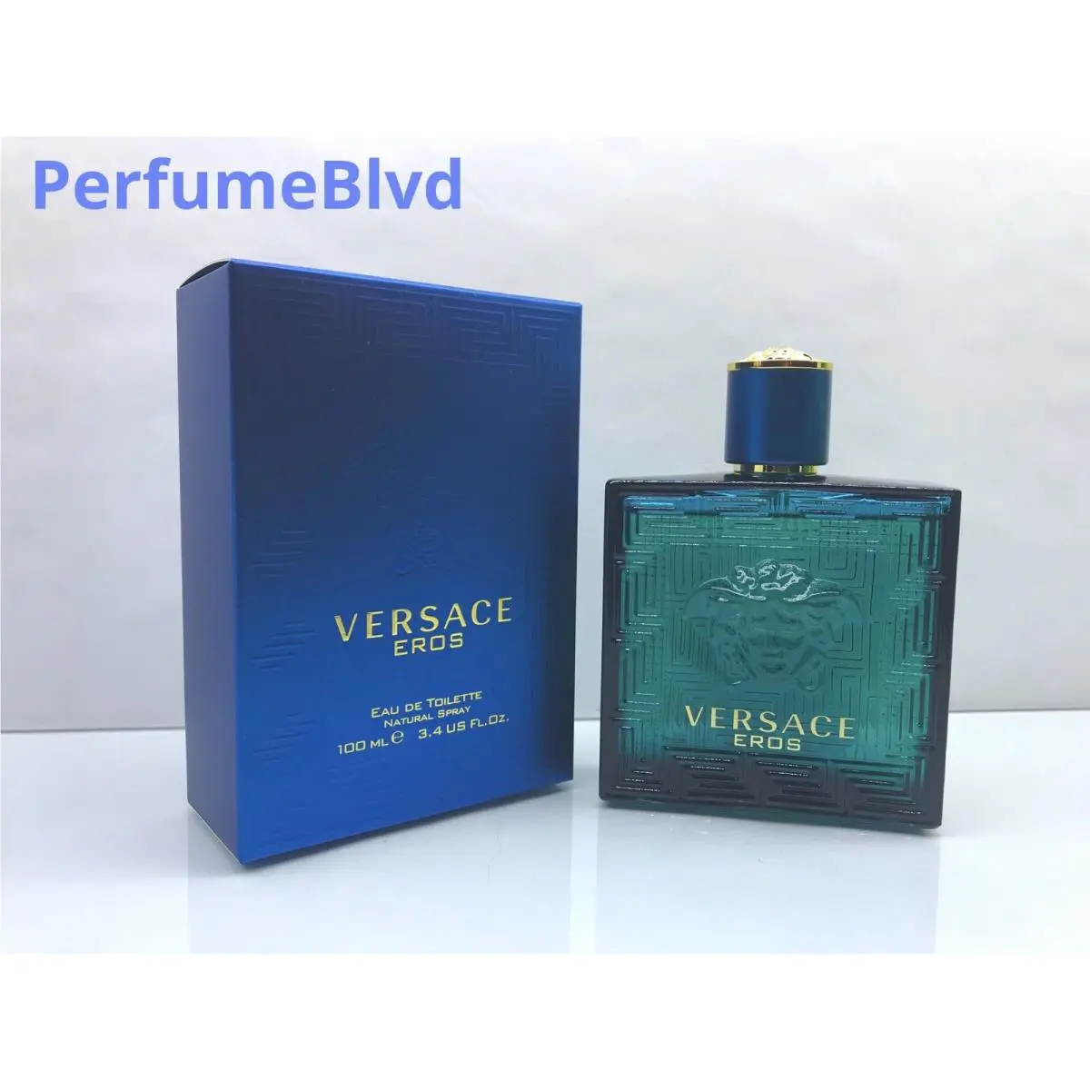 Versace Eros 3.4 Fl.oz 100 ML Eau DE Toilette Spray For Men Box