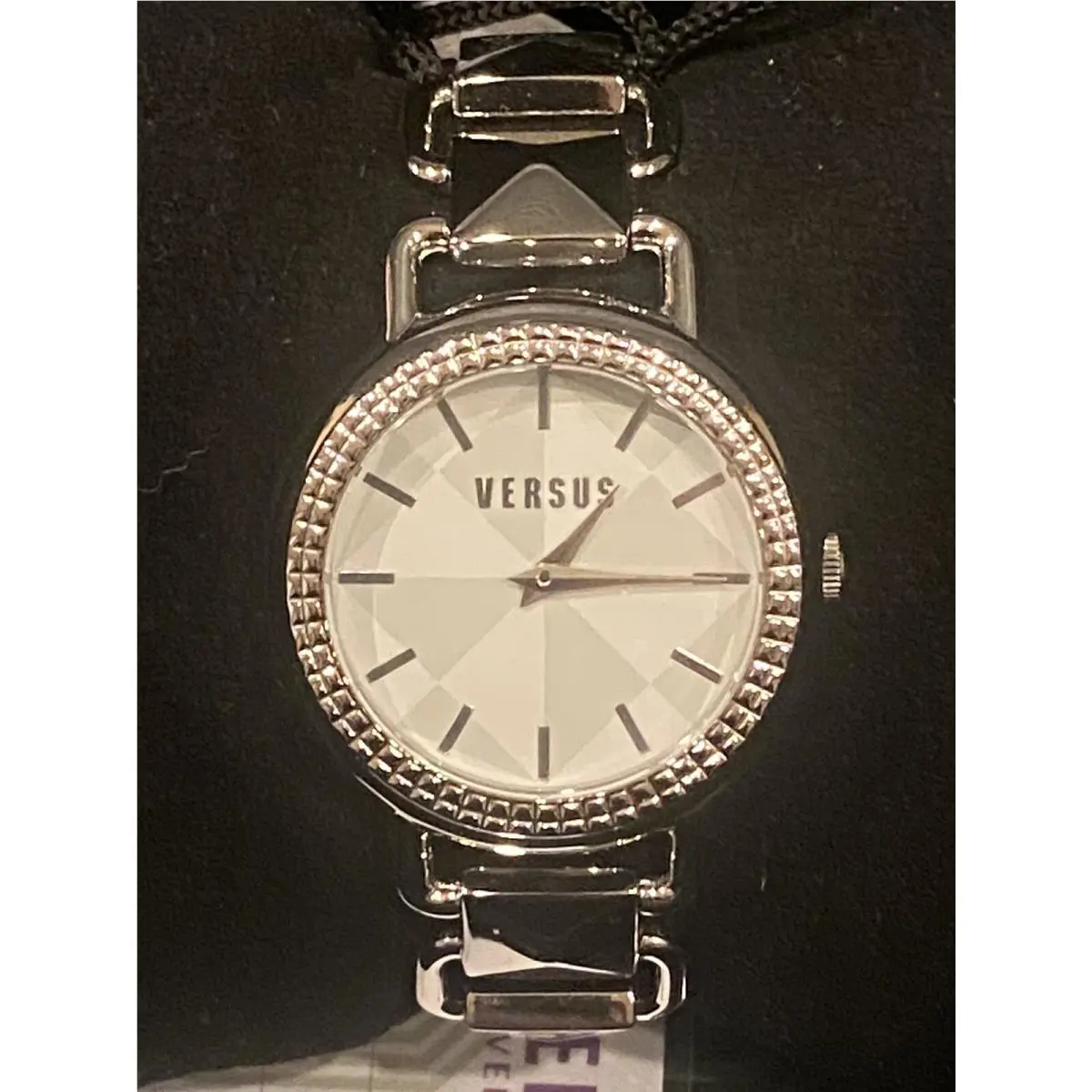 Versus  SOA010014 Watch Coconut Grove Silver Tone Needs Battery by Versace