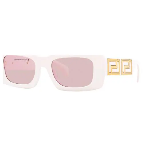 Versace VE4444U 314/5 White/pink Rectangular Women`s Sunglasses
