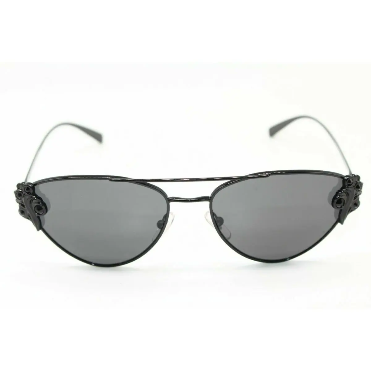 Versace Sunglasses 2195-B 1009/87 Black Frame Gray Lens 56mm ST