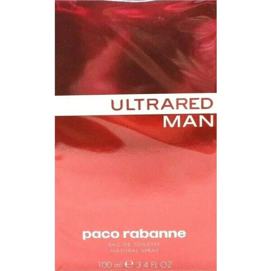 Paco Rabanne Ultrared Man Eau DE Toilette Spray For Men 3.4 Oz / 100ml