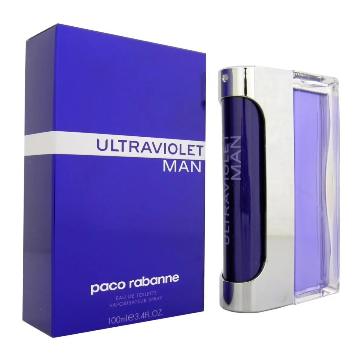 Ultraviolet Man BY Paco Rabanne 3.4 OZ Eau DE Toilette Spray For Men